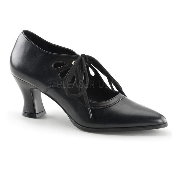 Shoes - Steampunk Lace Up High Heel Shoes